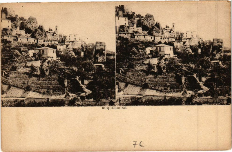 Carte postale ancienne Roquebrune