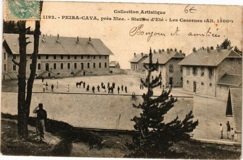 Carte postale ancienne Peira-Cava - Station d'ete