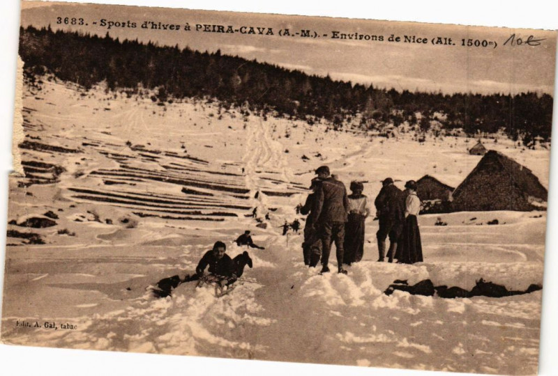 Carte postale ancienne Peira-Cava - Environs de Nice à Nice