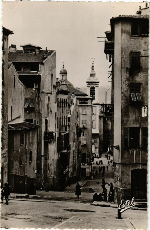 Carte postale ancienne Nice - Vieux quartiers à Nice