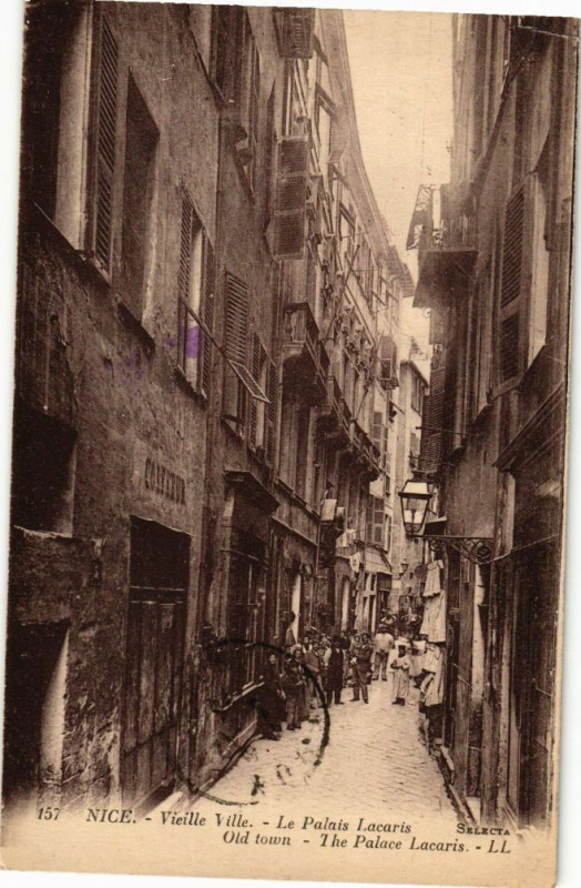 Carte postale ancienne Nice - Vieille ville à Nice