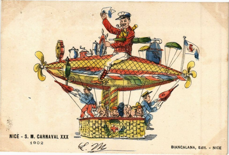 Carte postale ancienne Nice - S.m carnaval xxx à Nice