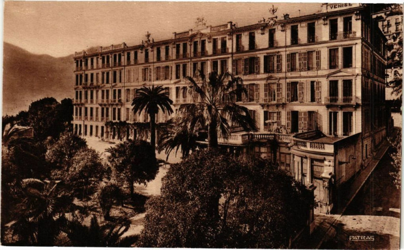 Carte postale ancienne Menton - Hotel de venise à Menton