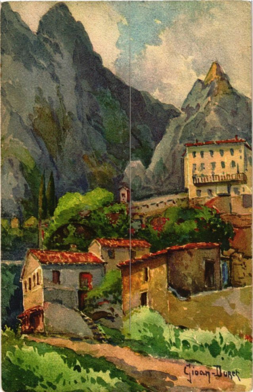 Carte postale ancienne Menton à Menton