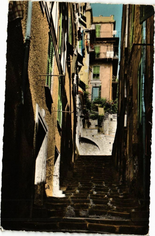 Carte postale ancienne Le vieux Nice etses rues pittoresques à Nice