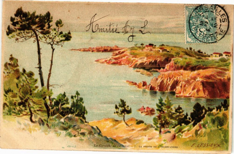 Carte postale ancienne La Coruiche de l'Esterel