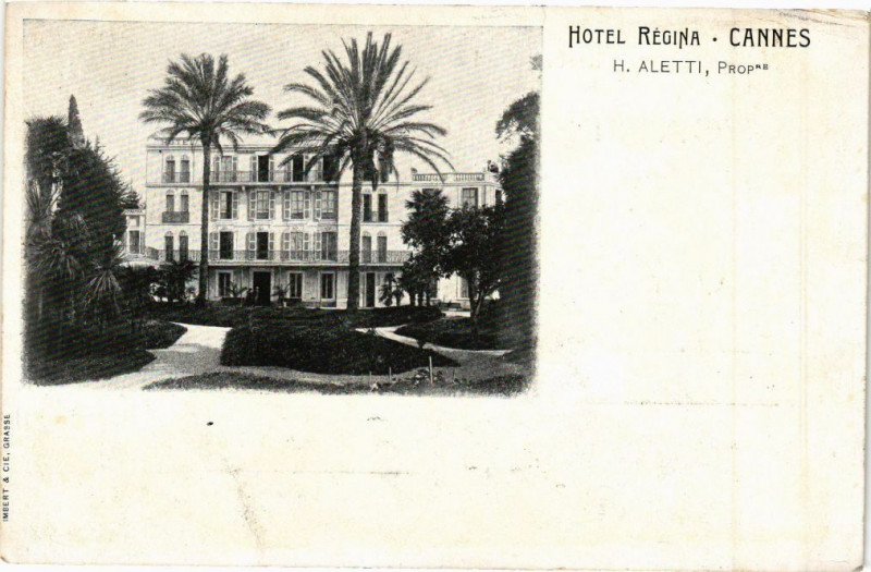 Carte postale ancienne Hotel regina - Cannes à Cannes