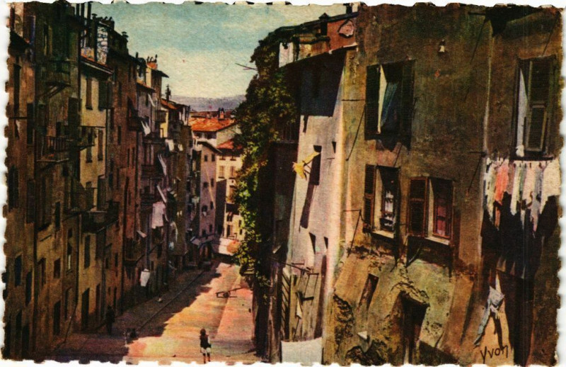 Carte postale ancienne Cote d'Azur