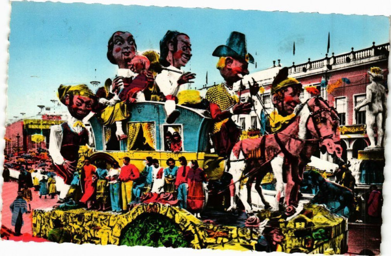 Carte postale ancienne Carnaval de Nice à Nice