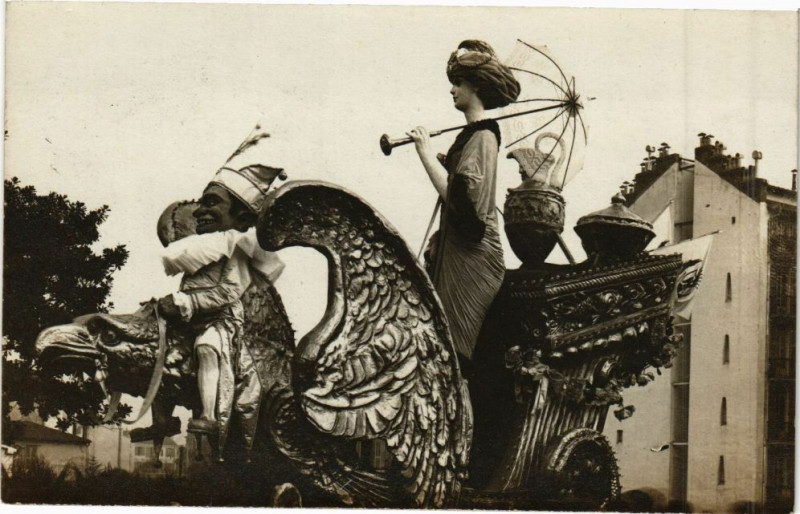 Carte postale ancienne Carnaval de Nice à Nice