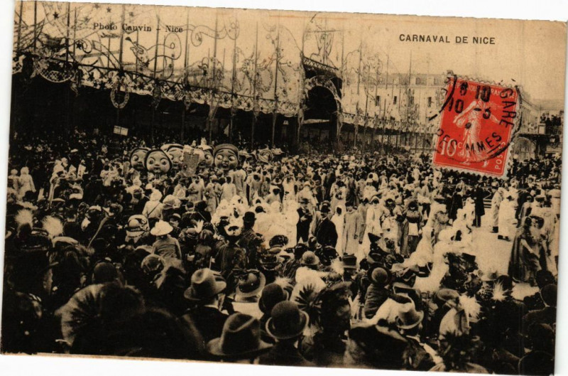 Carte postale ancienne Carnaval de Nice à Nice