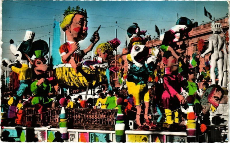 Carte postale ancienne Carnaval de Nice à Nice