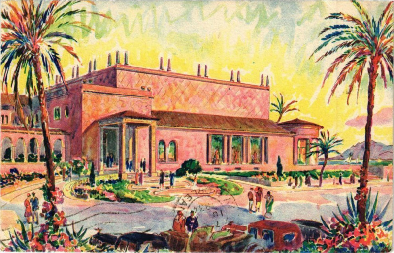 Carte postale ancienne Cannes - Palm beach à Cannes