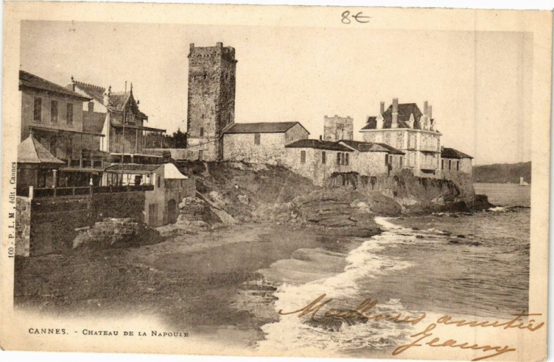 Carte postale ancienne Cannes - Chateau de La Napoule à Cannes