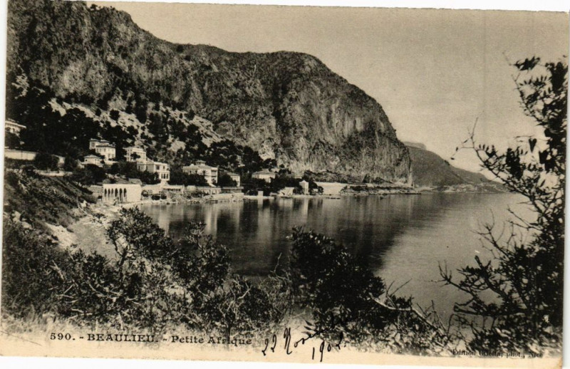 Carte postale ancienne Beaulieu - Petite afrique