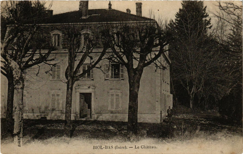 Carte postale ancienne Biol-Bas - Le Chateau à Biol