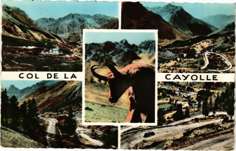 Carte postale ancienne Col de la cayolle