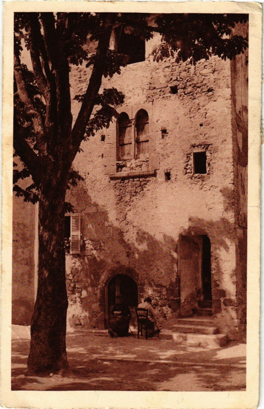 Carte postale ancienne Vence - Vieille maison à Vence