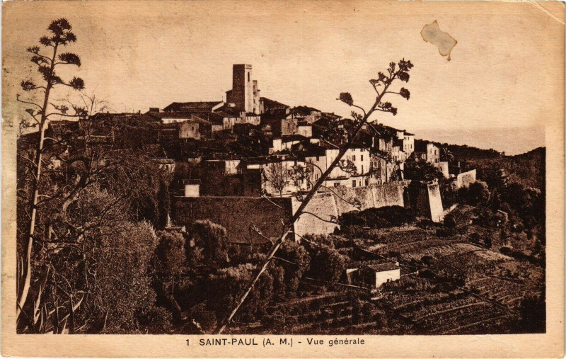 Carte postale ancienne Saint-Paul - Vue générale