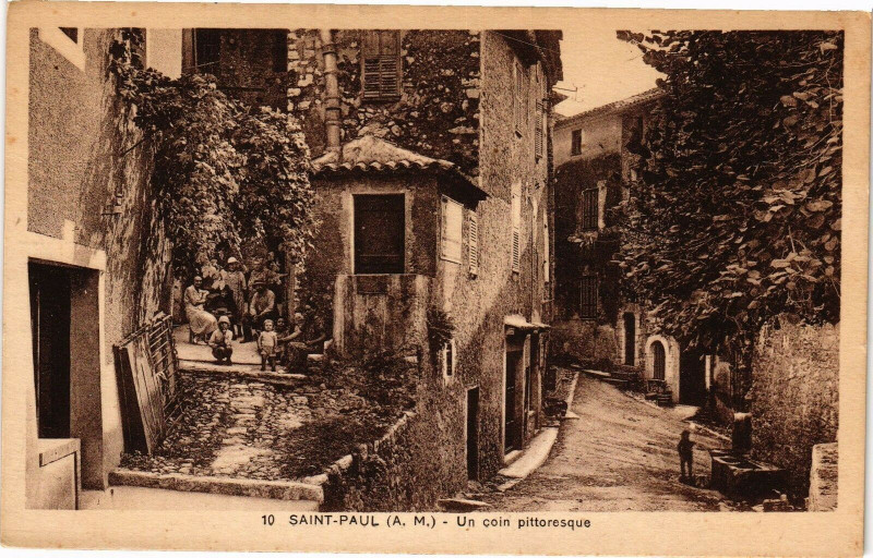 Carte postale ancienne Saint-Paul - Un coin pittoresque