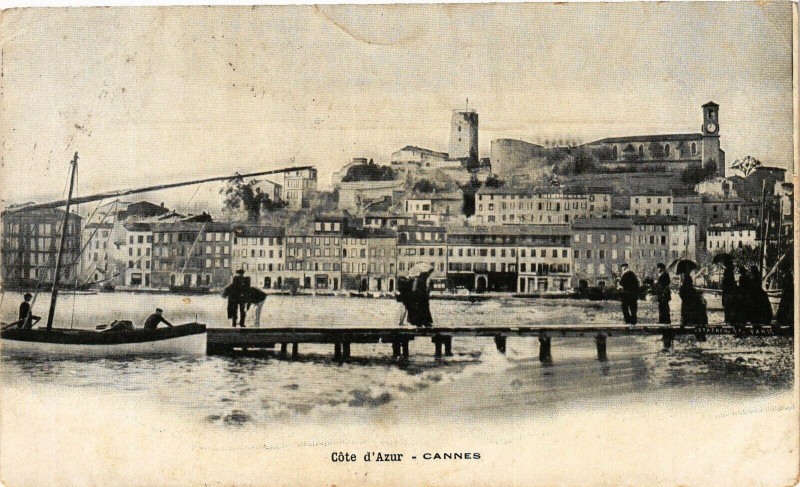 Carte postale ancienne Cote d'Azur - Cannes à Cannes
