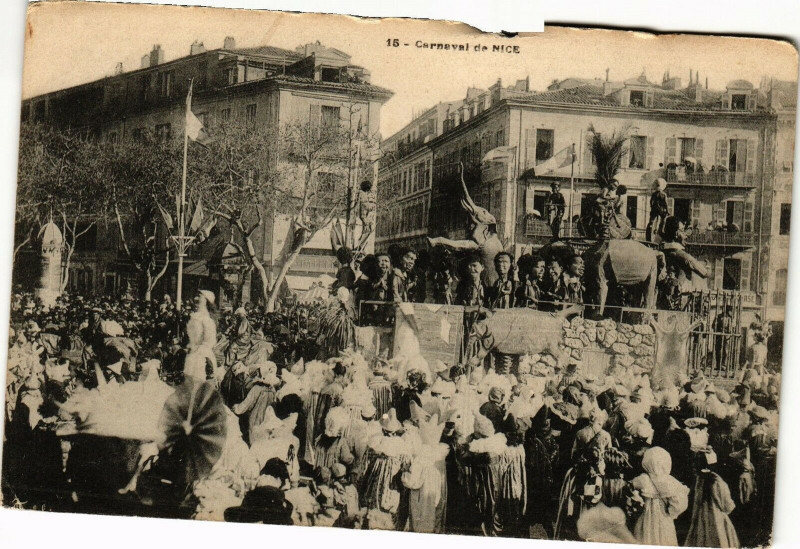 Carte postale ancienne Carnaval de Nice à Nice