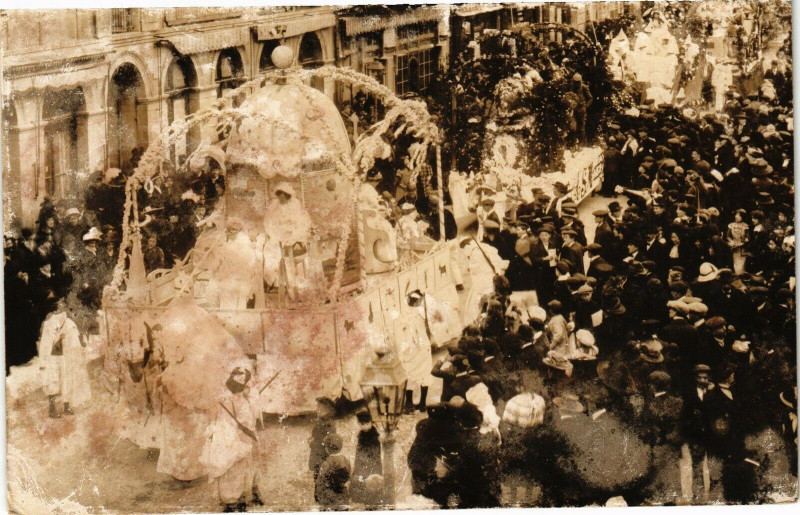 Carte postale ancienne Carnaval de Nice à Nice