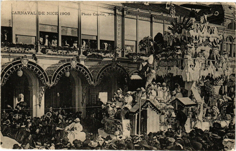 Carte postale ancienne Carnaval de Nice 1906 à Nice