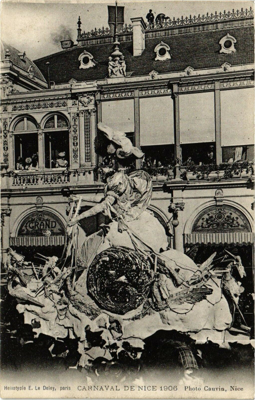 Carte postale ancienne Carnaval de Nice 1906 à Nice