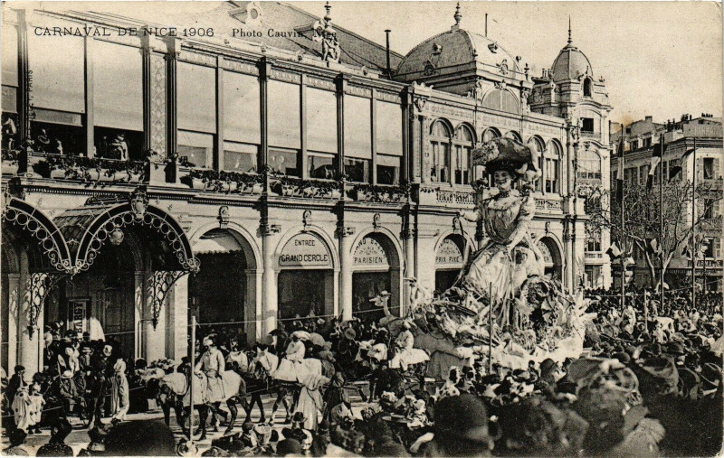 Carte postale ancienne Carnaval de Nice 1906 à Nice