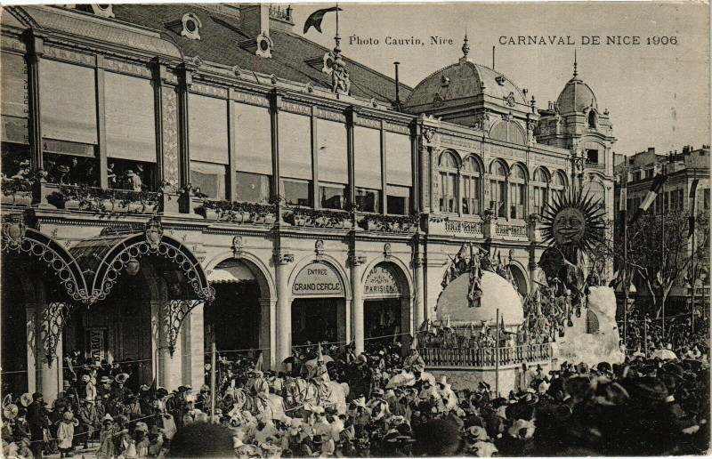 Carte postale ancienne Carnaval de Nice 1906 à Nice