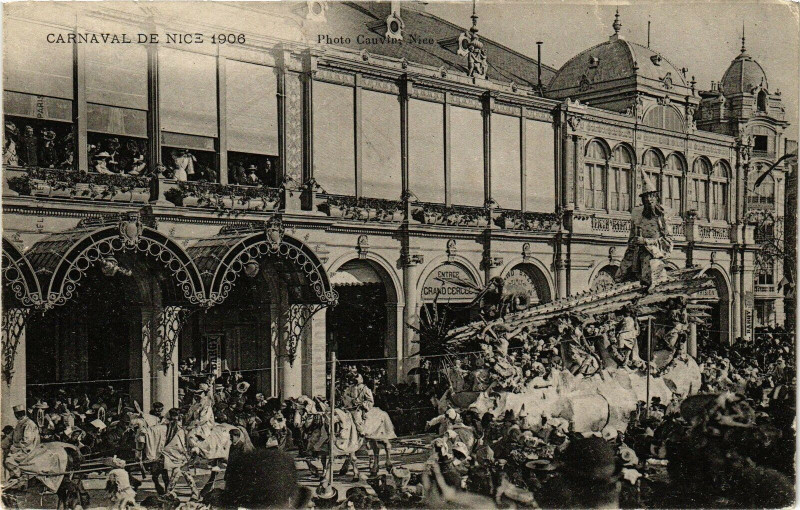 Carte postale ancienne Carnaval de Nice 1908 à Nice