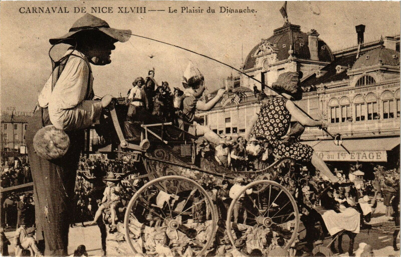 Carte postale ancienne Carnaval de Nice Xliii - Le Plaisir du Dionauche à Nice