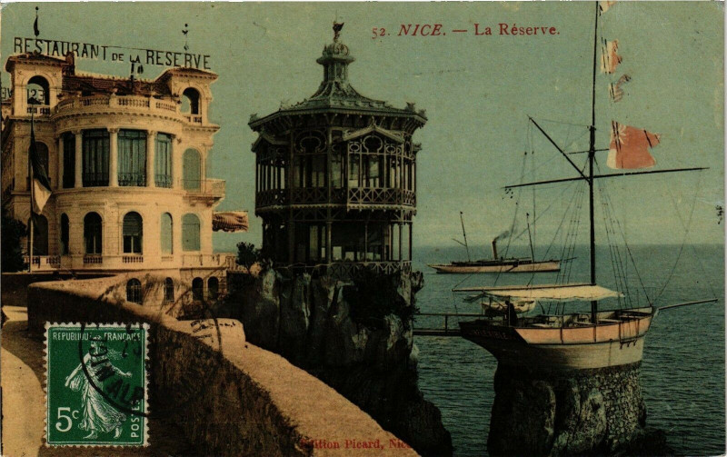 Carte postale ancienne Nice - La Réserve à Nice