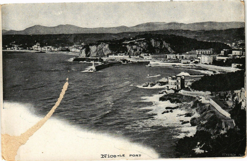 Carte postale ancienne Nice - Le Port à Nice