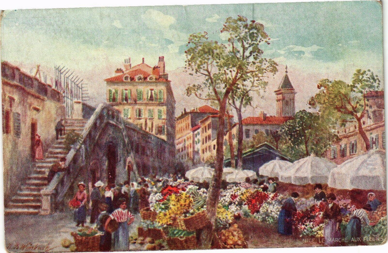 Carte postale ancienne Nice - Vue générale à Nice