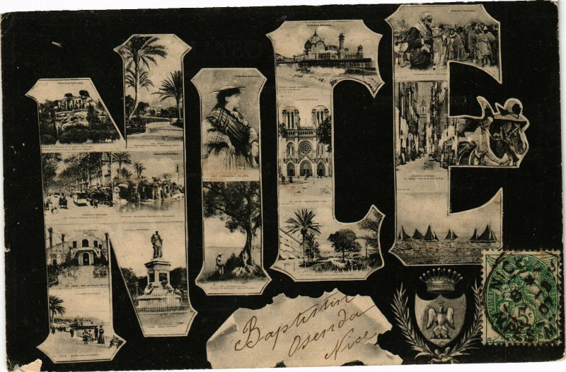 Carte postale ancienne Nice à Nice