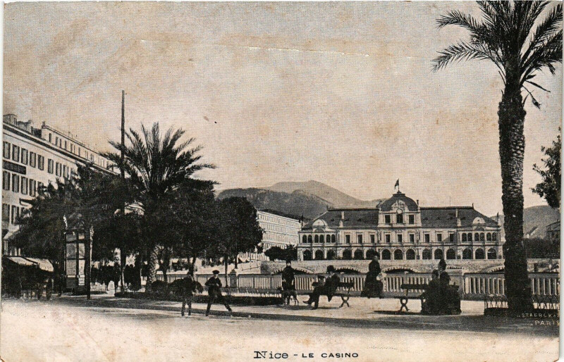 Carte postale ancienne Nice - Le Casino à Nice