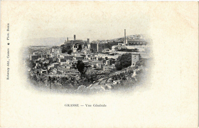 Carte postale ancienne Grasse - Vue générale à Grasse
