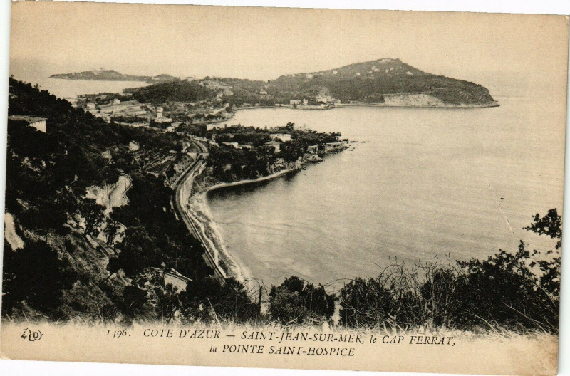 Carte postale ancienne Cote d'Azur - Saint Jean Sur Mer