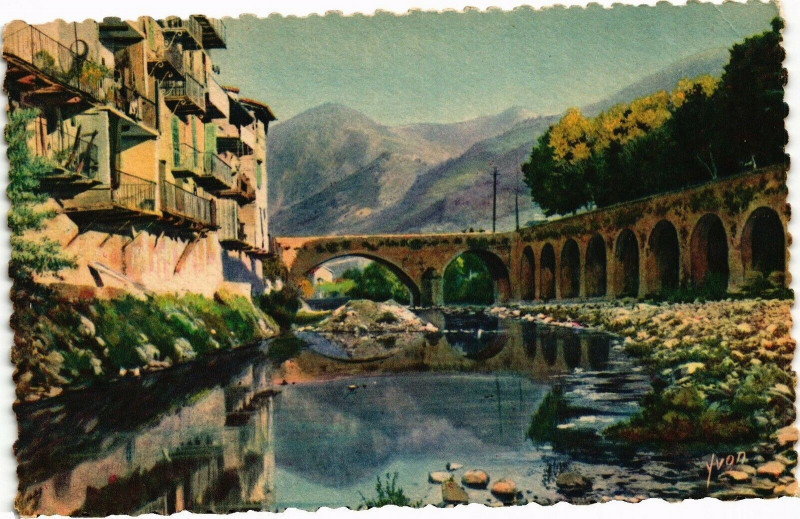 Carte postale ancienne Cote d'Azur
