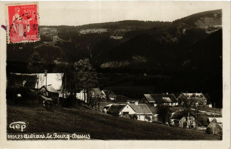 Carte postale ancienne Autrans - Le Boug-Dessus