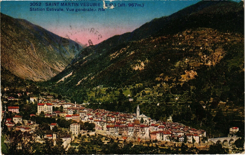 Carte postale ancienne Saint Martin Vesubie à Saint-Martin-Vésubie
