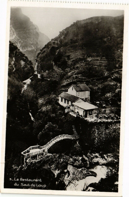 Carte postale ancienne Le Restaurtant