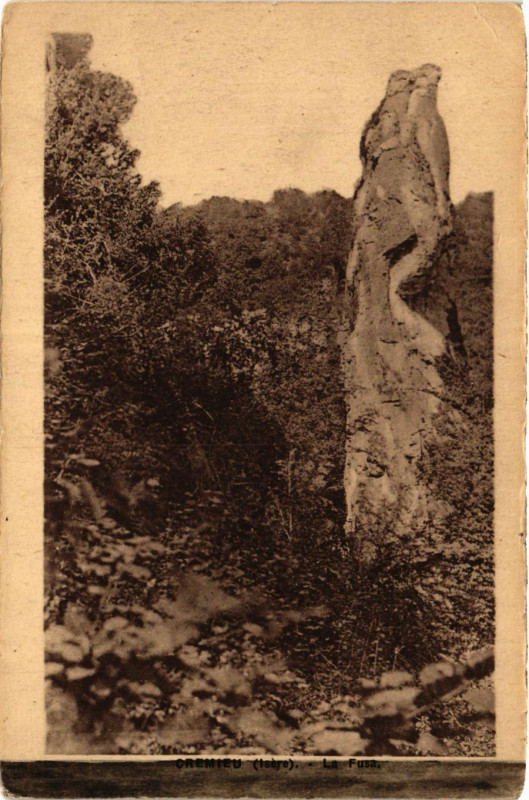 Carte postale ancienne Cemieu - La Fusa