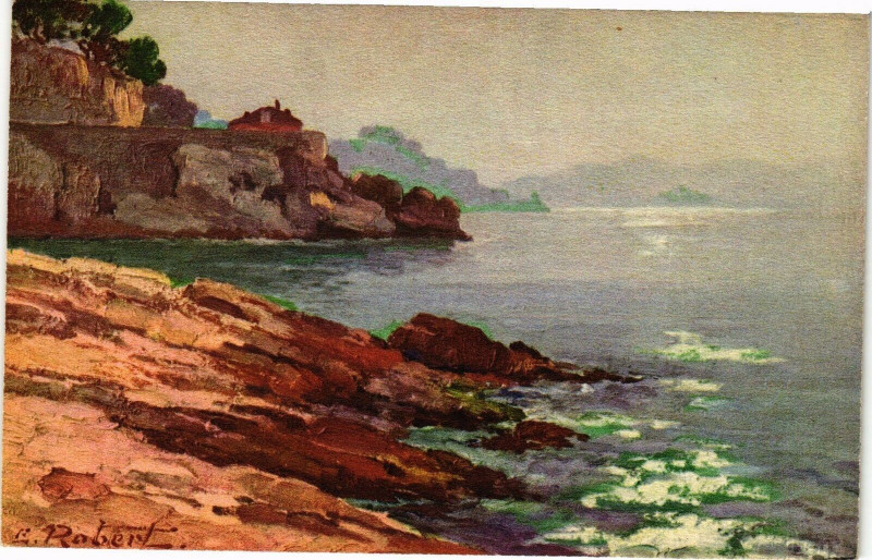 Carte postale ancienne La corniche