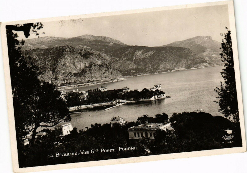 Carte postale ancienne Beaulieu - Vue pointe fourmie