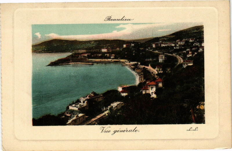 Carte postale ancienne Beaulieu - Vue générale