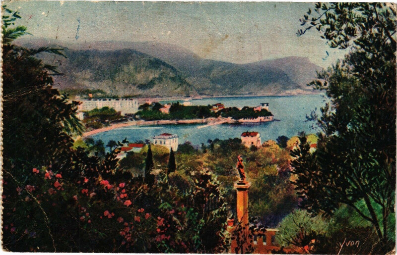Carte postale ancienne Beaulieu - Vue générale