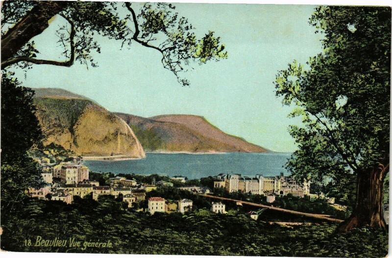 Carte postale ancienne Beaulieu - Vue générale